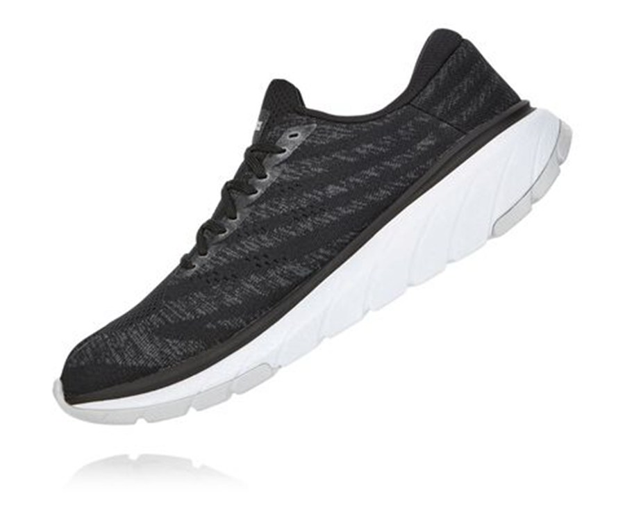 Hoka One One Hardloopschoenen Heren - Cavu 3 - Zwart/Wit - EJ4309862